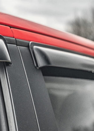 Auto Ventshade [AVS] Outside Mount Rain Guards For 1999 - 2016 Ford F-250/F-350 Super Duty, SUPERCAB ONLY | Window Vent Visors, 4 pcs. - Smoke | 94522