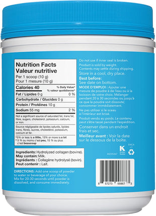 Vital Proteins Unflavoured Collagen Peptides, 567 GR