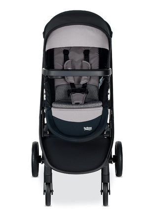 Britax Brook+ Modular Baby Stroller, Ultra-Lightweight Infant and Toddler Stroller with SafeWash Insert and 4 Ways to Stroll, Graphite Onyx