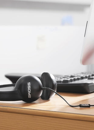 Koss UR10i Lightweight Wired Headphone, Black