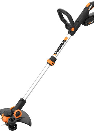 WORX Cordless String Trimmer & Lawn Edger, 12" Electric Weed Wacker with Command Feed, 20V Weed Eater with 5.5 LBS, 2 Batteries & Charger Included, WG163
