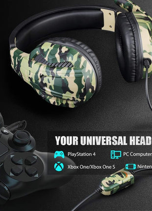 Picozon USB Gaming Headset Headphone with Microphone for PS4, PS5, Multi-Device Gaming