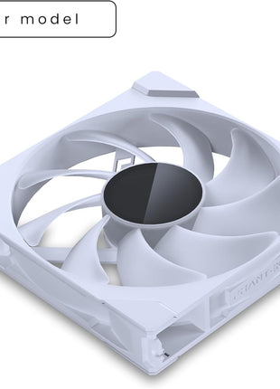 Phanteks M25-140 Gen2, 140mm ARGB High Performance Cooling Fans, Daisy-Chain Unified Fan Frame, Infinity Mirror hub, Single Cable Connection, White