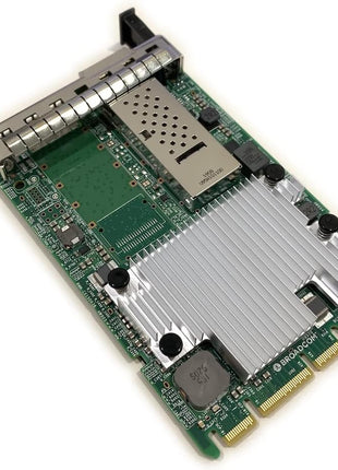 BCM957504 N1100G N1100FX for Broadcom NetXtreme Single-Port 100 Gb/s GbE QSFP56 Ethernet PCI Express 4.0 x16 SFF Network Card Adapter for Dell HP Lenovo with OCP 3.0 Slot
