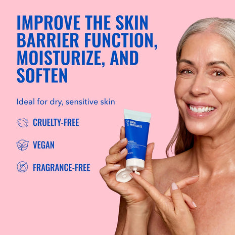 Good Molecules Rich Cream with Ceramides, Face Moisturizer for Dry Skin