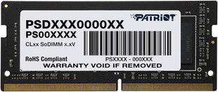 Patriot Signature Line Series DDR4 RAM 16GB (1 x 16GB) 3200MHz SODIMM | Module type: SODIMM.