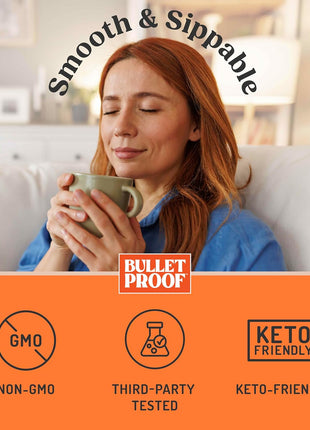 Bulletproof Original Creamer, 14.8 Ounces, Keto Coffee Creamer with MCT Oil and Grass-Fed Butter, Supports Brain Function