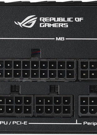 ASUS ROG Loki SFX-L 850W Platinum (Fully Modular Power Supply, 80+ Platinum, Lambda A Certified, 120mm PWM ARGB Fan, Aura Sync, ATX 3.0 Compatible, PCIe 5.0 Ready, 10 Year Warranty)