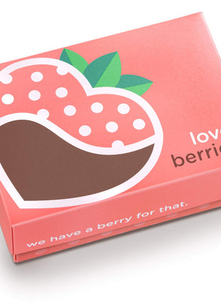 A Gift Inside The Original Love Berries Chocolatey Dipped Strawberries - 12 Berries