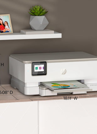 HP Envy Inspire 7255e Wireless Color Inkjet Printer, Print, scan, copy, Easy setup, Mobile printing, Best-for-home, 3 month Instant Ink trial included, AI-enabled (1W2Y9A)