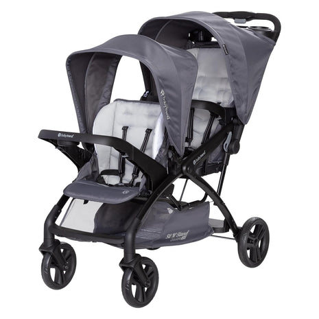 Baby Trend Sit N' StandÂ® Double 2.0 Stroller, Dash Grey