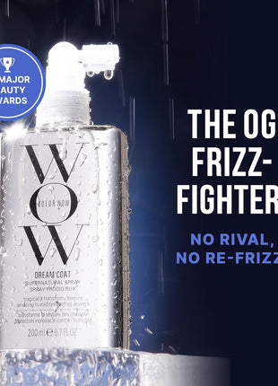 COLOR WOW Dream Coat Supernatural Spray, Anti-Humidity Frizz Control and Heat Protectant for Glassy, Shiny Hair