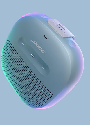Bose SoundLink Micro Bluetooth Speaker: Small Portable Waterproof Speaker with Microphone, Stone Blue