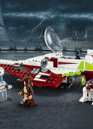 LEGO Star Wars OBI-Wan Kenobi's Jedi Starfighter 75333 Building Toy Set - Features Minifigures, Lightsaber, Clone Starship from Attack of the Clones, Great Gift for Kids, Boys, and Girls Ages 7+