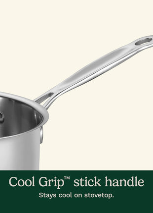 Cuisinart 1.5 Quart Saucepan w/Cover, Chef's Classic Stainless Steel Cookware Collection, 719 16