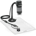 Plugable USB Digital Microscope 250x, 2MP Micro Camera with Flexible Arm Stand - Handheld USB & USB-C Microscope for Adults & Kids, Windows, Mac, ChromeOS, Linux, Android, iPad Compatible