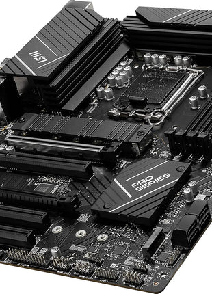 MSI PRO B760-P WiFi DDR4 ProSeries Motherboard - Supports 12th/13th/14th Gen Intel Processors, LGA 1700, DDR4, PCIe 4.0, M.2, 2.5Gbps LAN, USB 3.2 Gen2, HDMI/DP, Wi-Fi 6E, Bluetooth 5.3, ATX