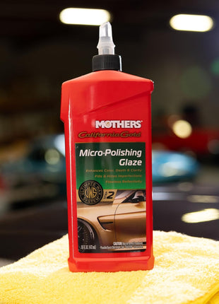 Mothers California Gold Micro-Polishing Glaze, 16 oz. (08100)