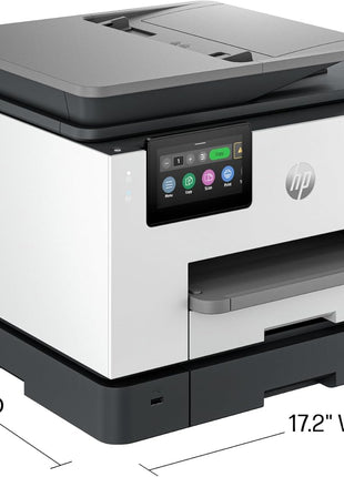 HP OfficeJet Pro 9135e Wireless All-in-One Color Inkjet Printer, Print, scan, copy, fax, ADF, Duplex printing best-for-office, 3 month Instant Ink trial included, AI-enabled (404M0A)