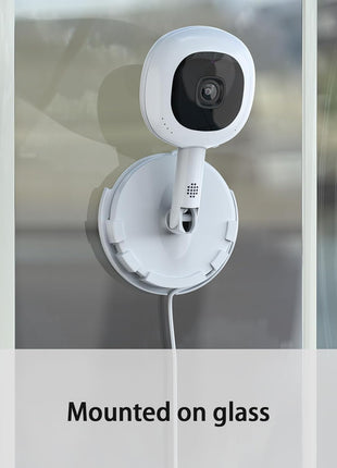HOLACA Wall Mount for Nanit Pro Flex Stand, Nanit Pro Smart Baby Monitor Mount, Quickly and Easy Installation (White)