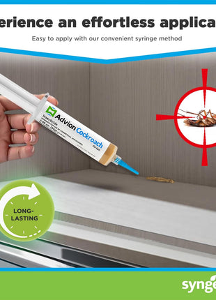 Syngenta 383920 Advion Cockroach Gel Bait 4 X 30 Gram Tubes Roach Control