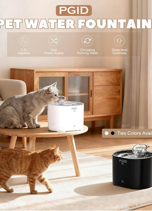 7l Automatic Cat Feeder with Camera with Corded Automatic Cat Water Fountain Set,Automatic Dog Feeder and Pet Dog Water Fountain