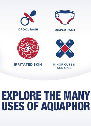 Aquaphor Baby Healing Ointment for Diaper Rash and More, 14 OZ | Baby Skin Protectant with Petrolatum for Chapped or Dry Skin, Drool Rash and Diaper Rash, Hypoallergenic, Fragrance Free
