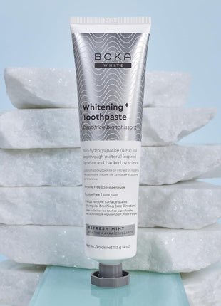 Boka Toothpaste - Fluoride Free Toothpaste, Nano Hydroxyapatite Toothpaste | Appropriate for Sensitive Teeth - Adult Oral Care - Whitening - 4 Oz, 1PK