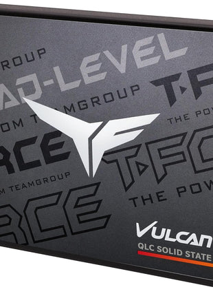 TEAMGROUP T-Force Vulcan Z 1TB SLC Cache 3D NAND QLC 2.5 Inch SATA III Internal Solid State Drive SSD (R/W Speed up to 550/470 MB/s) T253TY001T0C101