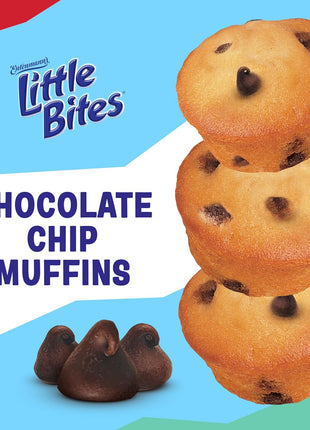(Value Pack) Little Bites Chocolate Chip Muffins, 20 individual packs, (4 ct each), Mini Muffins, 33 oz Multipack