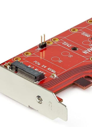 StarTech.com M2 PCIe SSD Adapter - x4 PCIe 3.0 NVMe / AHCI / NGFF / M-Key - Low Profile and Full Profile - SSD PCIe M.2 Adapter , TAA (PEX4M2E1)
