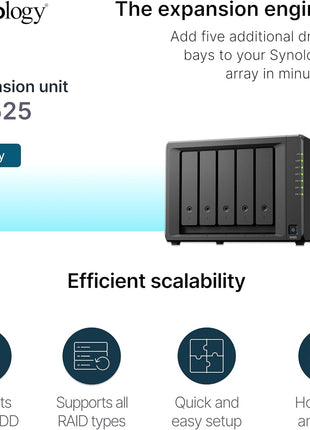 Synology 5-Bay Expansion Unit DX525 (Diskless)