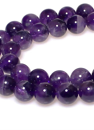 MJDCB Natural Dreamy Amethyst Beads Round Stone Beads DIY Loose Beads for Jewelry Making Beads 15 inch (4mm)