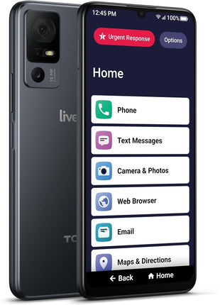 LIVELY Jitterbug Smartphone for Seniors, No SIM Needed, Smart4 | Smartphone for Seniors with No SIM Needed, Requires an Activated Phone Plan, Not Compatible with Other Carriers
