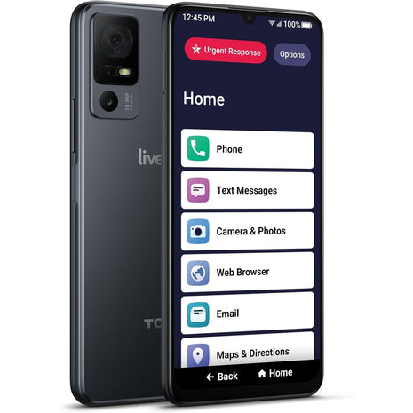 LIVELY Jitterbug Smartphone for Seniors, No SIM Needed, Smart4 | Smartphone for Seniors with No SIM Needed, Requires an Activated Phone Plan, Not Compatible with Other Carriers