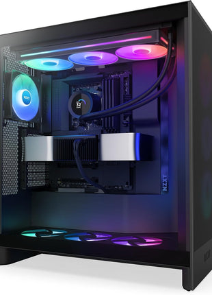 NZXT Kraken Plus 360 RGB – AIO CPU Liquid Cooler – 360mm Radiator – F360 RGB Core Single Frame Fan – Customizable 1.54 inch Square LCD – AMD® AM5, AM4 – Intel® LGA 1851/1700, 1200/115X – Black