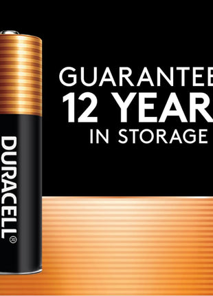 Duracell Coppertop AA Batteries, 24 Count, 12-Year Shelf Life, Long-lasting | Includes 24 AA alkaline batteries for toys, remotes and flashlights
