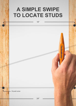 The Original StudBuddy® Magnetic Stud Finder - Made in the USA - Easy to Use Stud Finder - No Batteries Required - Powerful Magnet Stud Finder - Stud Finder for Drywall and Wood