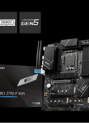 MSI PROZ790PWIFI Intel Z790 DDR5 128GB WiFi Motherboard
