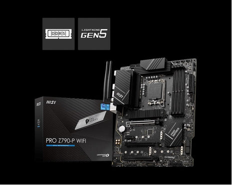 MSI PROZ790PWIFI Intel Z790 DDR5 128GB WiFi Motherboard