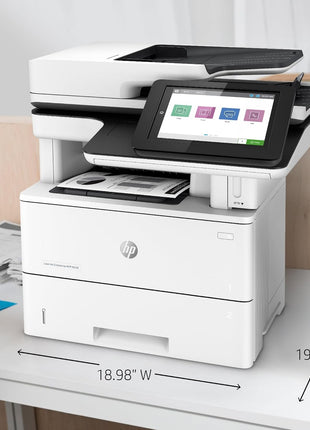 HP LaserJet Enterprise MFP M528f Monochrome All-in-One Printer with Built-in Ethernet & 2-Sided Printing (1PV65A)