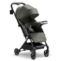 Mompush Lithe V2 Lightweight Travel Stroller, Compact Foldable Baby Stroller with Travel Bag, One-Hand Fold Stroller, Snack Tray, Mechanical Recline Seat, Airplane-Ready, UPF 50+ Canopy & Rain Cover