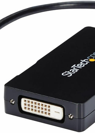 StarTech.com 3 in 1 DisplayPort Multi Video Adapter Converter - 1080p DP Laptop to HDMI VGA or DVI Monitor or Projector Display (DP2VGDVHD),VGA / DVI / HDMI (Black)