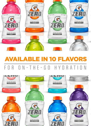Gatorade G Zero Sports Drink, Glacier Freeze, Glacier Cherry, Berry Variety Pack, 12 Fl Oz (Pack of 18)