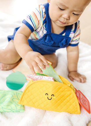 Melissa & Doug Multi-Sensory Soft Taco Fill & Spill Infant Toy - Sensory Toys For Babies, Baby Taco Toy, Baby Toys For Ages 6 Months And Older