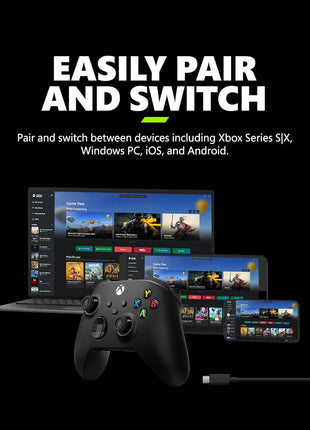 Xbox Microsoft Wireless Controller + USB-C Cable -