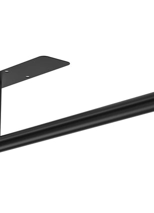 ASTOFLI Paper Towel Holder Under Cabinet No Drilling, Self Adhesive Paper Towel Holder Wall Mount for Kitchen Rack, Under Counter Napin Holder No Drill, RV, 304 Stainless Steel 12 Inch Matte Black