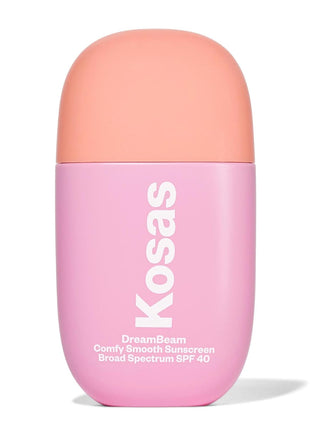 Kosas DreamBeam SPF 40 Mineral Sunscreen for Face + Makeup Prep – Lightweight Hydrating Sun Protection, 40 ml