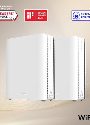 ASUS RT-BE82U WiFi 7 Router - Dual-Band, 6.5 Gbps, Mesh + VPN Compatible