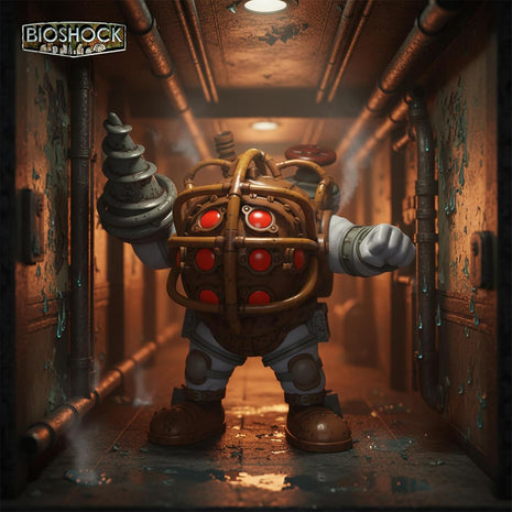 Funko POP! Super: Bioshock - Bouncer Big Daddy | Official Merch - Collectable Vinyl Figurine for Shelf Display - Birthday Gift Idea for Fans and Collectors